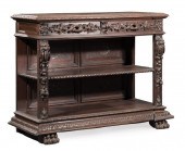 RENAISSANCE CARVED OAK METAMOR