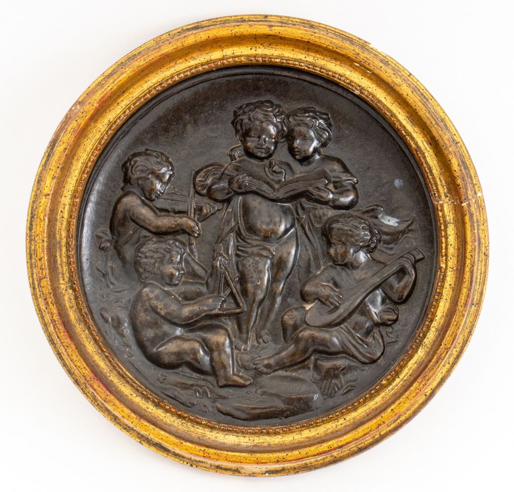 RENAISSANCE MANNER BRONZED TONDO,