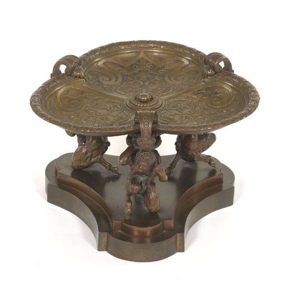 RENAISSANCE REVIVAL BRONZE TRIPOD