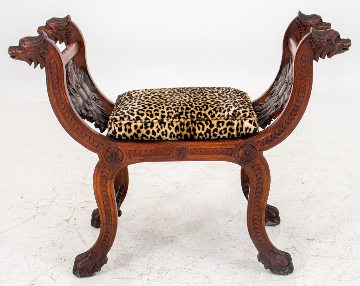 RENAISSANCE REVIVAL CARVED BENCH
