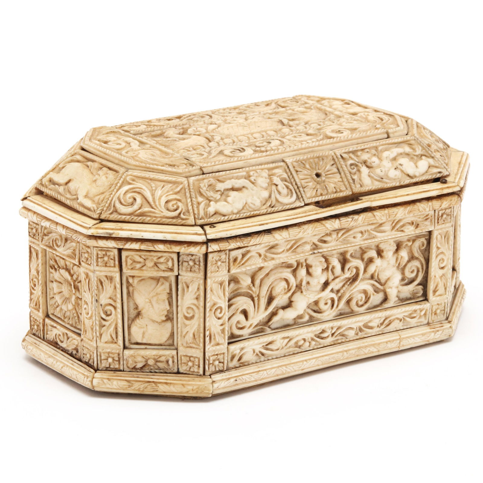 RENAISSANCE REVIVAL CARVED BONE