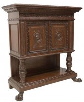 RENAISSANCE REVIVAL CARVED COU