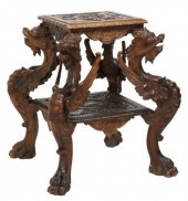RENAISSANCE REVIVAL CARVED GRI