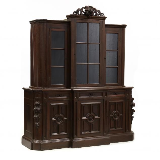 RENAISSANCE REVIVAL CARVED MAHOGANY