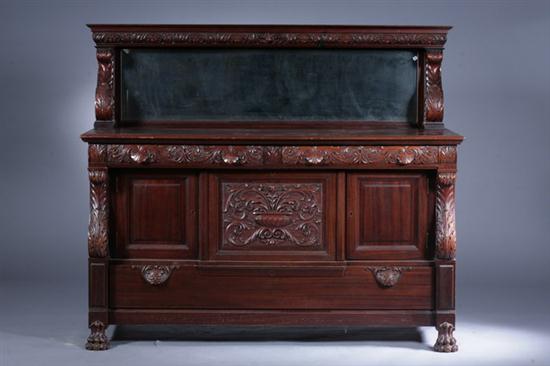 RENAISSANCE REVIVAL CARVED MAHOGANY