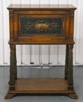 RENAISSANCE REVIVAL CARVED OAK