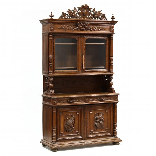 RENAISSANCE REVIVAL CARVED OAK