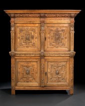 Renaissance Revival Carved Oak