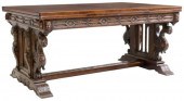 RENAISSANCE REVIVAL CARVED OAK