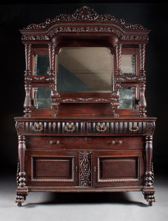 Renaissance Revival carved oak
