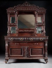 Renaissance Revival carved oak