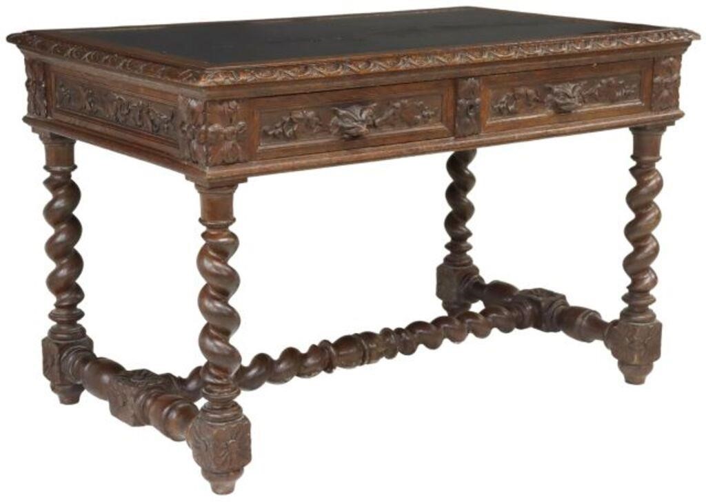 RENAISSANCE REVIVAL CARVED OAK