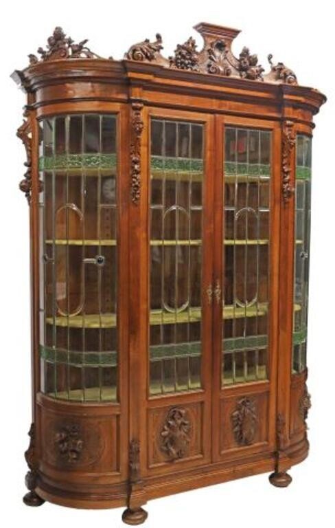 RENAISSANCE REVIVAL CARVED WALNUT
