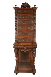 RENAISSANCE REVIVAL CARVED WAL