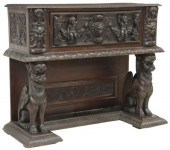 RENAISSANCE REVIVAL CARVED WAL