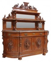RENAISSANCE REVIVAL CARVED WAL