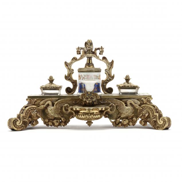 RENAISSANCE REVIVAL FIGURAL BRASS