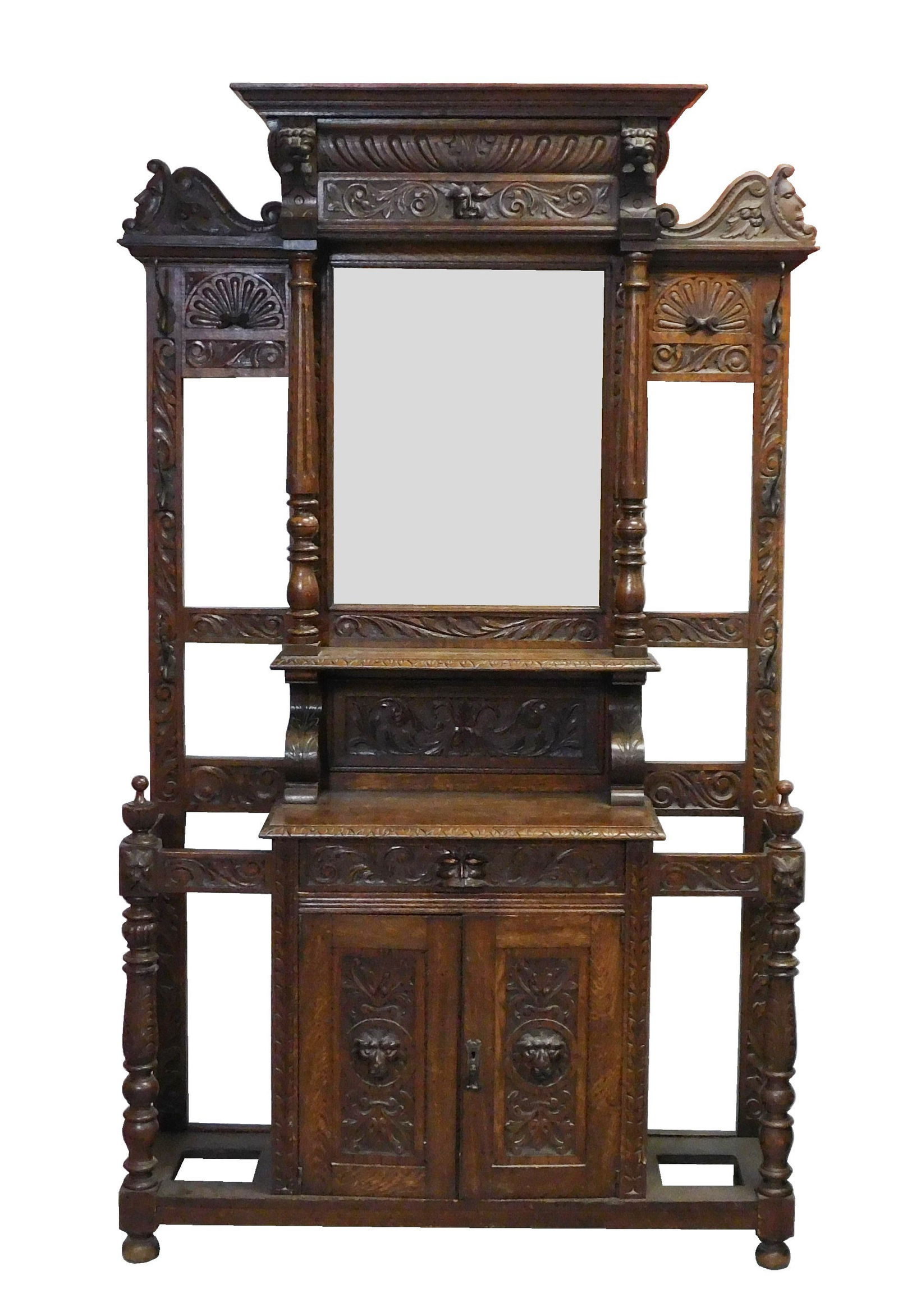 RENAISSANCE REVIVAL HALL STAND/