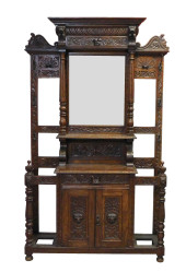 RENAISSANCE REVIVAL HALL STAND
