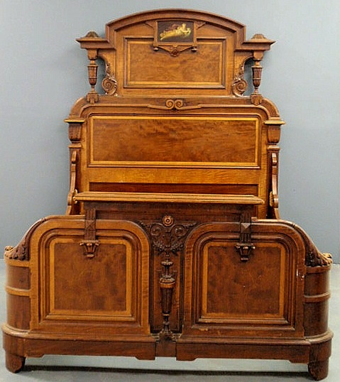 Renaissance Revival inlaid and