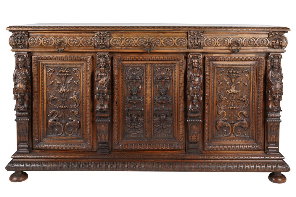 RENAISSANCE REVIVAL-STYLE CARVED