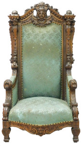 RENAISSANCE REVIVAL THRONE CHA
