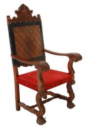 RENAISSANCE REVIVAL TOOLED LEA