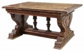 RENAISSANCE REVIVAL WALNUT DRA