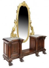 RENAISSANCE REVIVAL WALNUT VAN