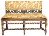 RENAISSANCE STYLE BENCH WITH U