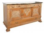 RENAISSANCE-STYLE CARVED LIMED