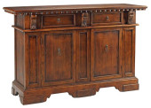 RENAISSANCE STYLE CARVED WALNU