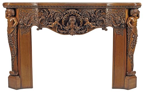 RENAISSANCE STYLE CARVED WOOD