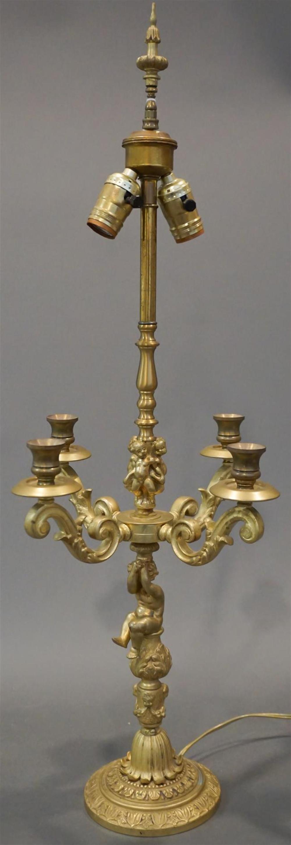 RENAISSANCE STYLE CAST BRASS FOUR