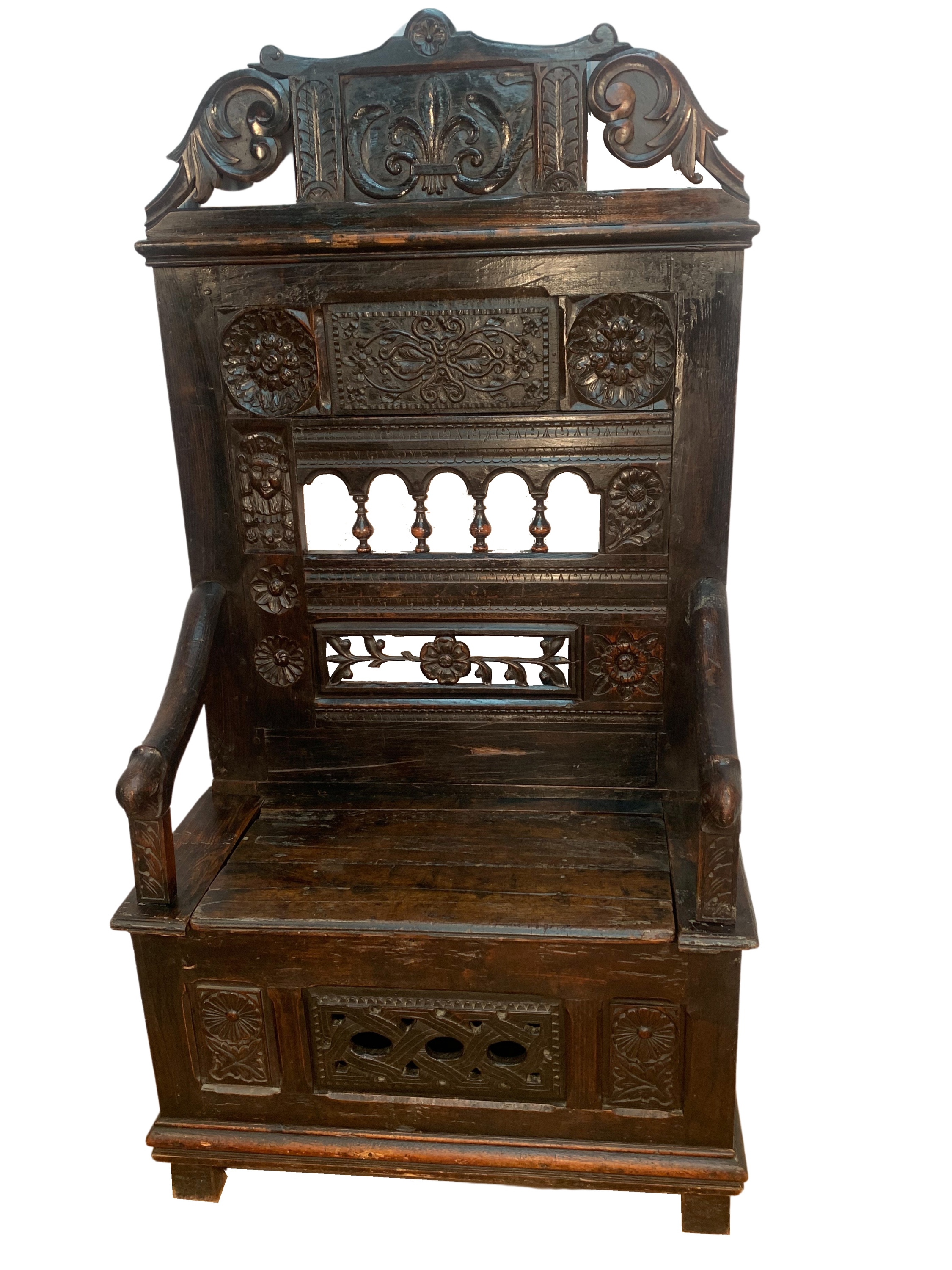 RENAISSANCE STYLE FRENCH OAK HALL