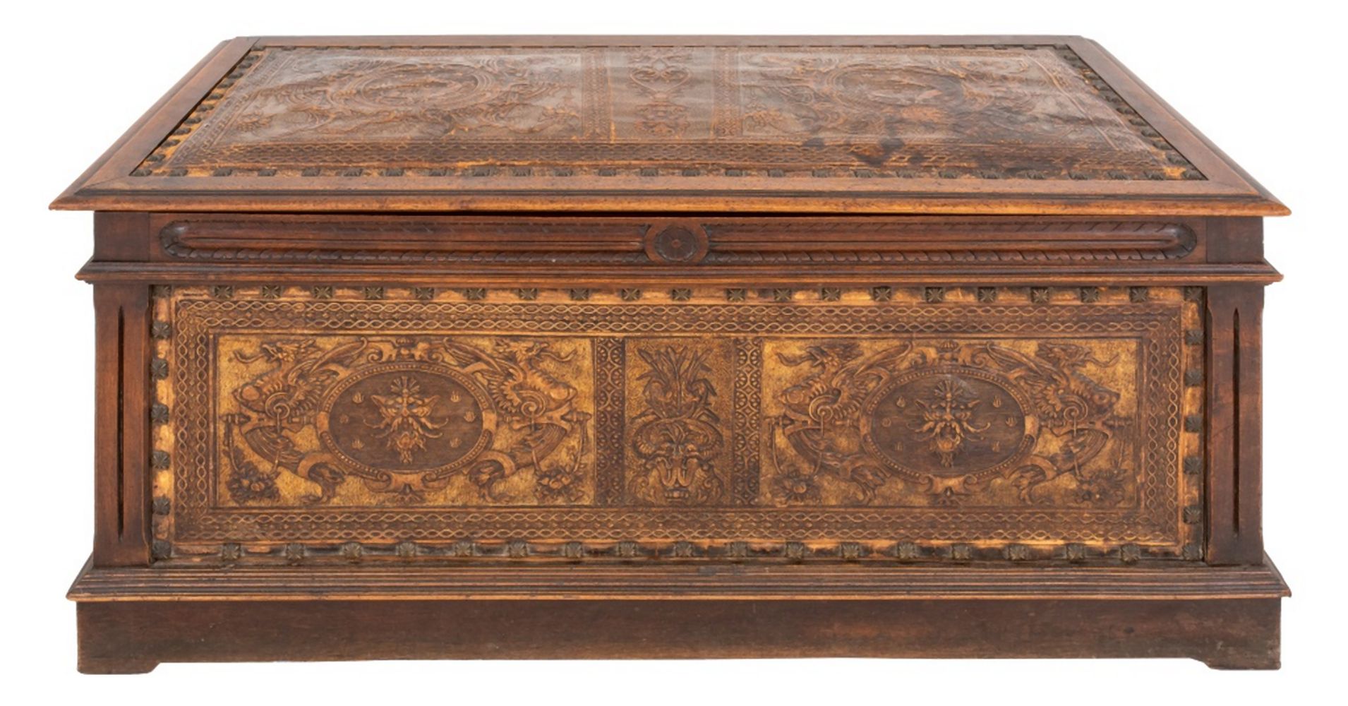 RENAISSANCE STYLE LEATHER INSET
