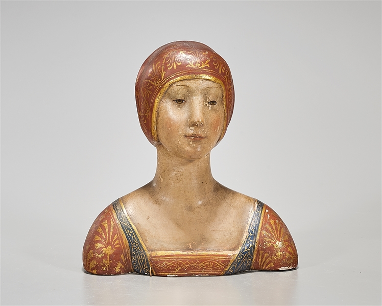 Renaissance-style painted ceramic