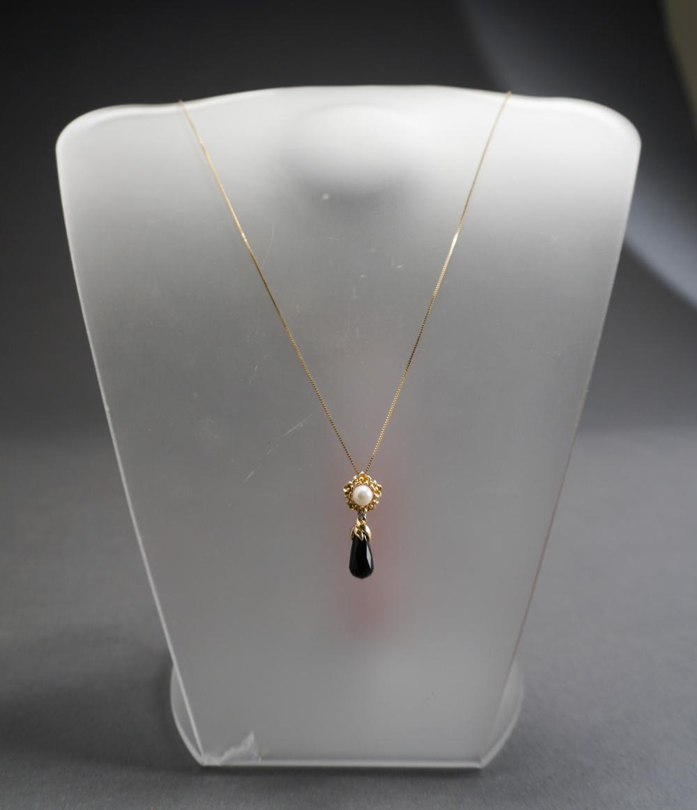 RENAISSANCE STYLE PEARL MOUNTED