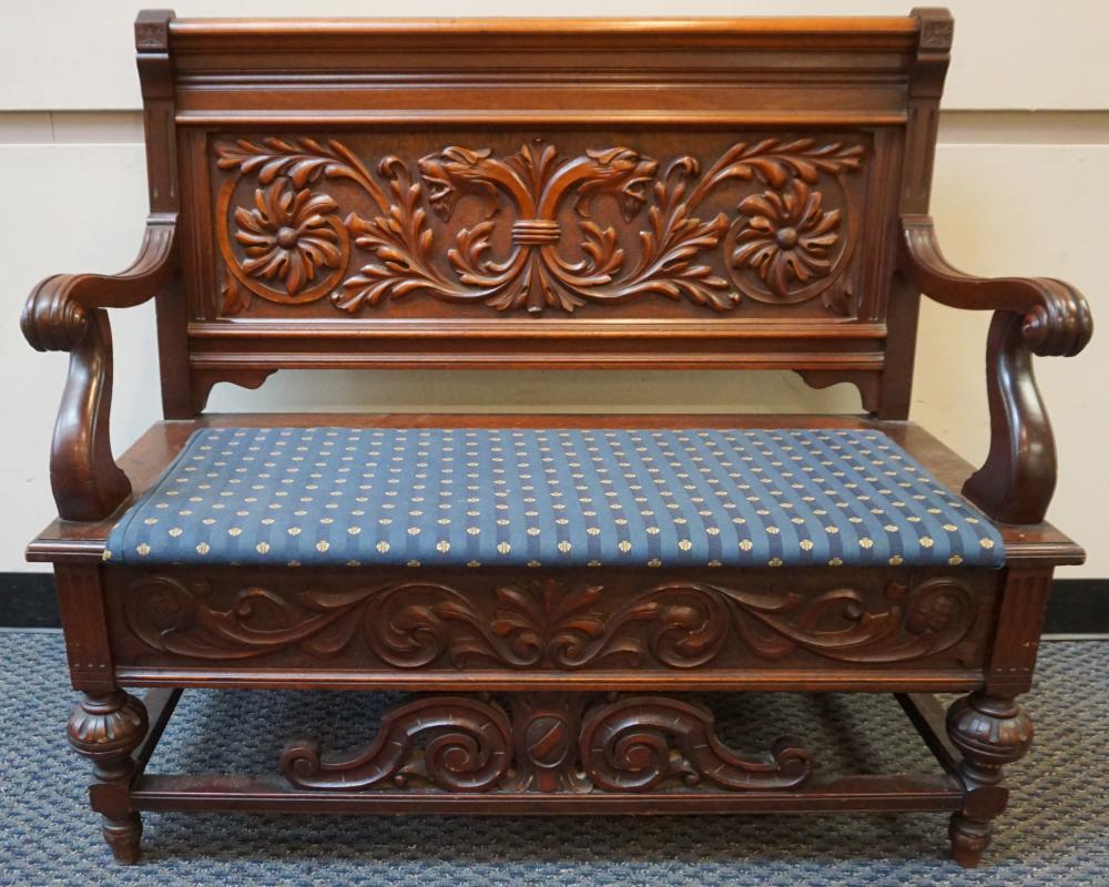 RENAISSANCE STYLE WALNUT HINGED
