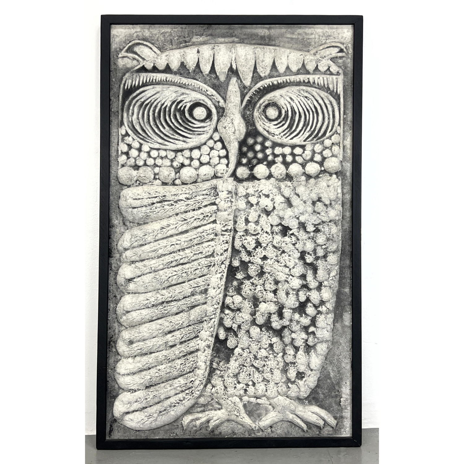 RENDALL Owl Relief Sculptural
