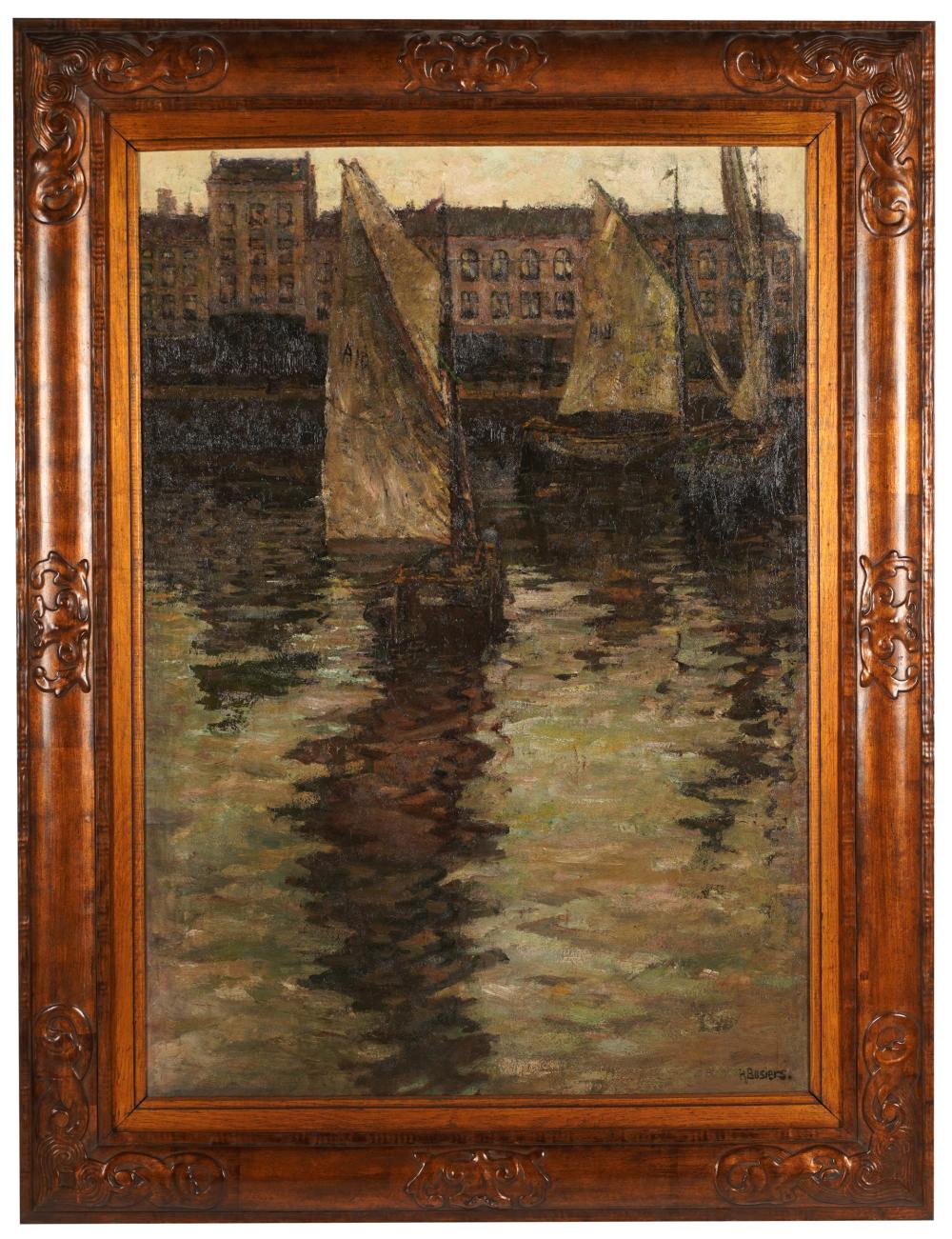 RENE BOSIERS (1875 - 1927): BOATS