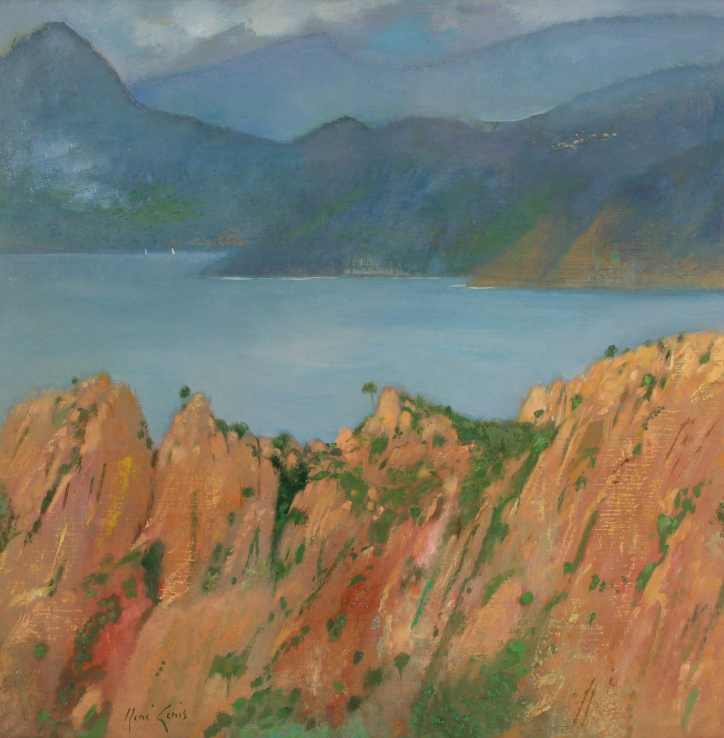 RENE GENIS (FRENCH, 1922-2004). Oil