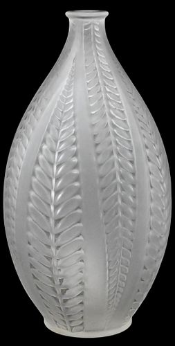 RENE LALIQUE "ACACIA" FROSTED GLASS