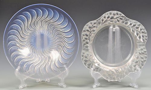 RENE LALIQUE BOWL & WINE COASTER1st