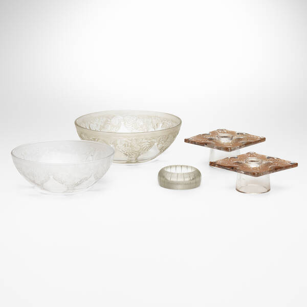 René Lalique. Collection of five