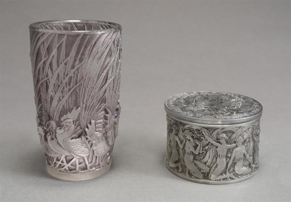 RENé LALIQUE 'COQS ET PLUME' VASE