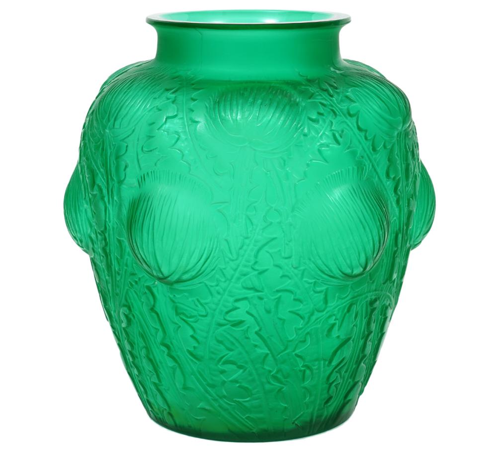 RENE LALIQUE 'DOMREMY' EMERALD