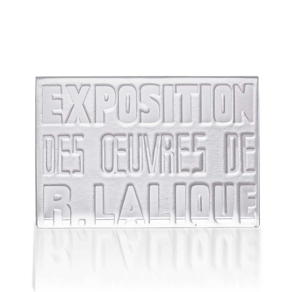 ‡ RENé LALIQUE (FRENCH 1860-1945)
