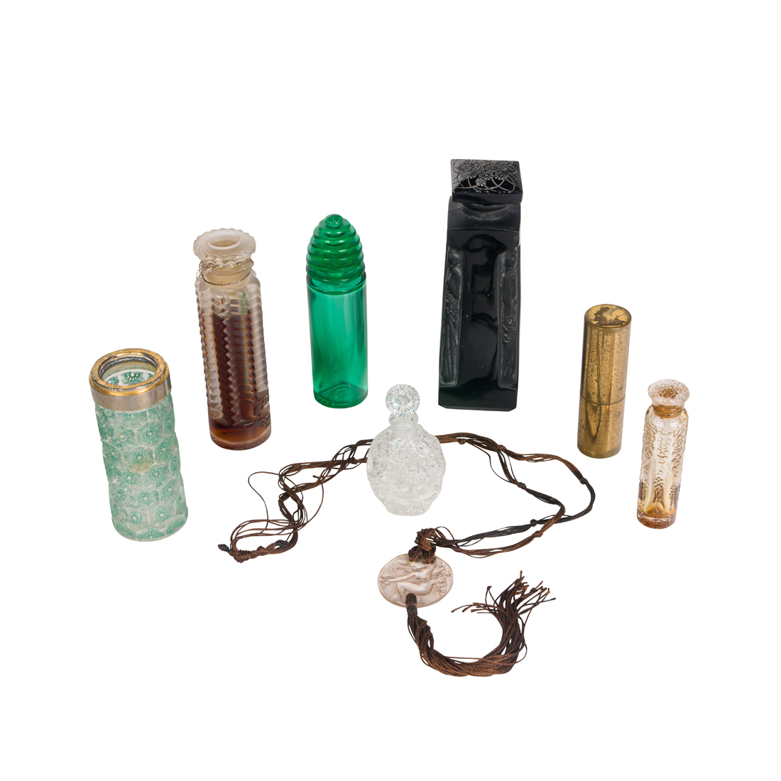 RENE LALIQUE, PERFUME BOTTLES AND