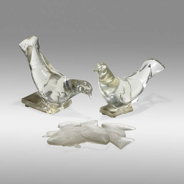 René Lalique. Rare Pigeons from the